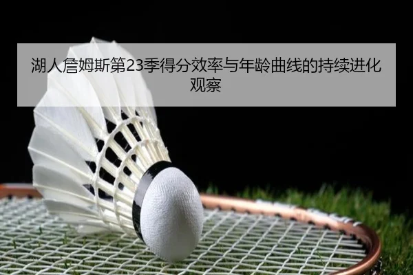 湖人詹姆斯第23季得分效率与年龄曲线的持续进化观察